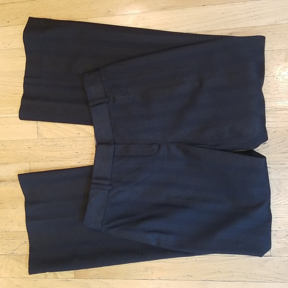Tahari Black Patterned Pants